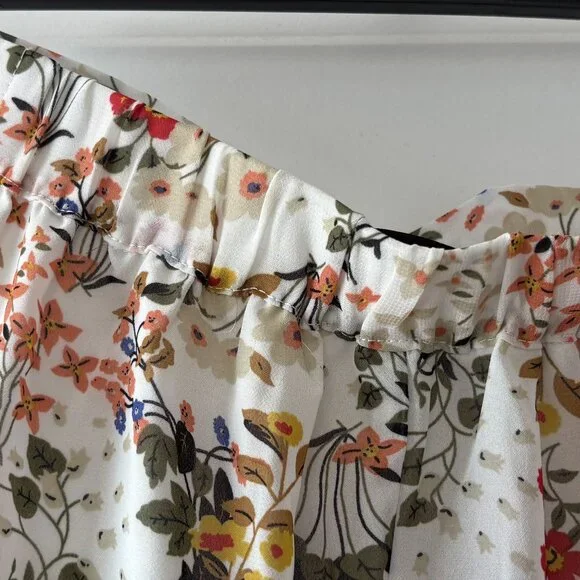 Allegra K Women's Summer Printed Midi Skirt Size Medium (8-10) - Picture 8 of 13